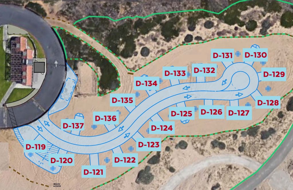 A map showing numbered waterway zones with green boundary lines.